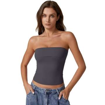 Stylish QINSEN Tube Tops for Women - Versatile Summer Wear