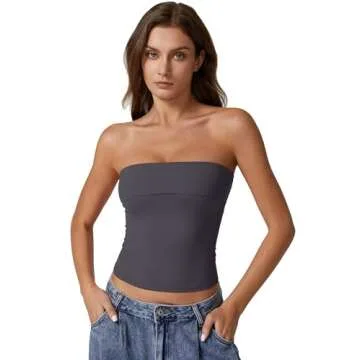 Stylish QINSEN Tube Tops for Women - Versatile Summer Wear