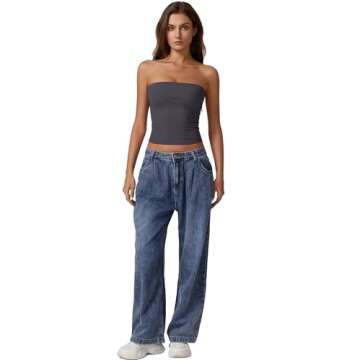 Stylish QINSEN Tube Tops for Women - Versatile Summer Wear