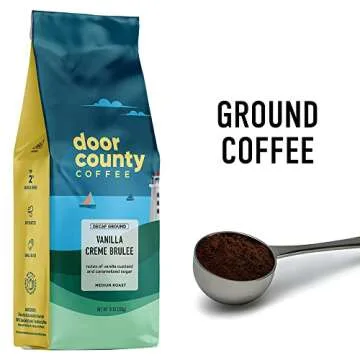 Vanilla Creme Brulee Decaf Coffee 10oz | Gourmet Ground Coffee