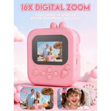 Gleeglee Kids Instant Print Camera - Perfect Gift for Kids