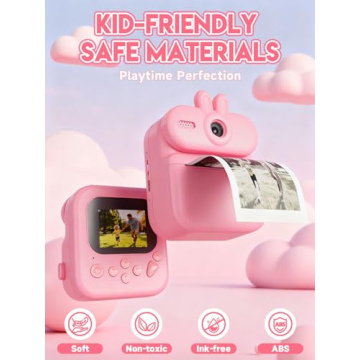 Gleeglee Kids Instant Print Camera - Perfect Gift for Kids