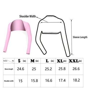 Hairwilly Advanced Cooling Shawl Arm Sleeve Sun Protection Comfortable & Breathable for Women Men