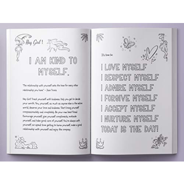Hey Girl Empowering Journal for Girls - Inspire Confidence
