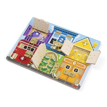 Discover the Fun Learning Experience of Melissa & Doug Latches Activity Board