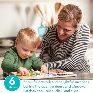 Melissa & Doug Latches Wooden Activity Board for Kids