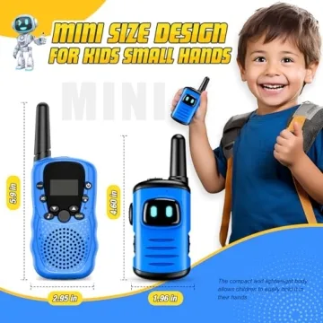 Mini Robots Walkie Talkies for Kids Aged 3-6 Years