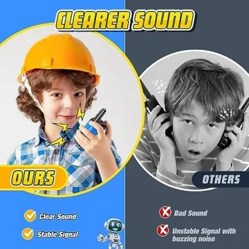 Mini Robots Walkie Talkies for Kids Aged 3-6 Years