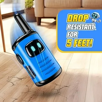 Mini Robots Walkie Talkies for Kids Aged 3-6 Years