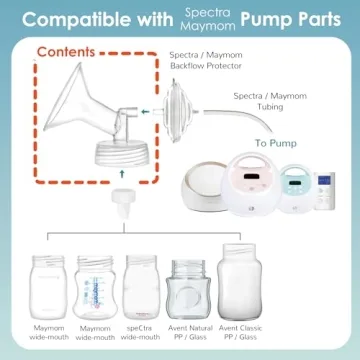 Maymom Compatible 16mm Flanges for Spectra and Motif Pumps