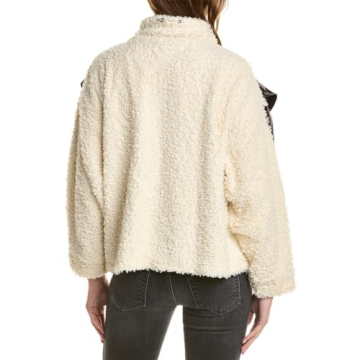 BLANKNYC Vegan Leather Sherpa Jacket for Women