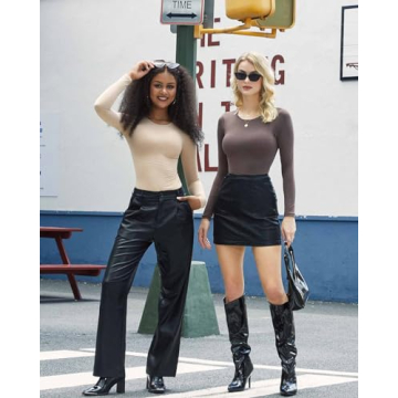 SUUKSESS Women's Comfort Stretch Fitted Tee Shirt