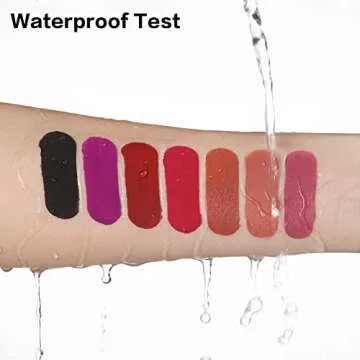 QiBest 8pcs Matte Lipstick Set - Velvety Colors for All Occasions