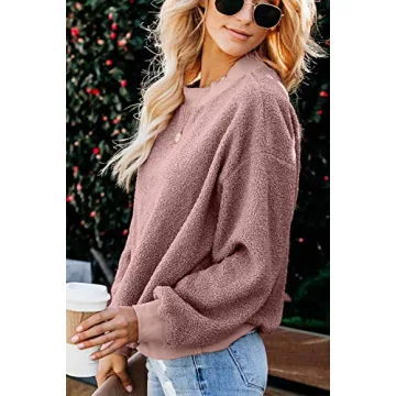 Stylish KINGFEN Cozy Pullover Sweatshirt for Women