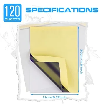 Tattoo Transfer Paper - A4 Size, 120 Sheets
