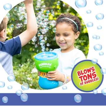 Fubbles No Spill Bubble Machine | One Hour of Fun
