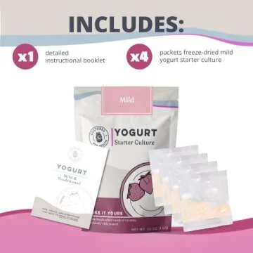 Cultures for Health Mild Yogurt Starter | Probiotic Yogurt Culture