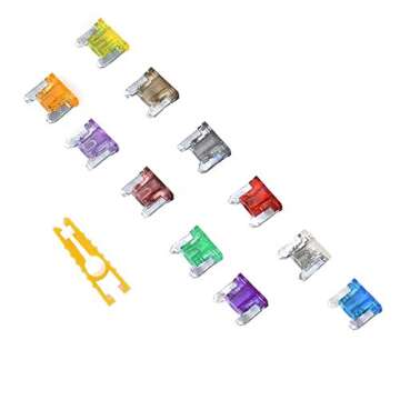 Winlyn Low Profile Mini Blade Fuse Assortment 140pcs