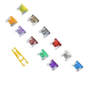 Winlyn Low Profile Mini Blade Fuse Assortment 140pcs