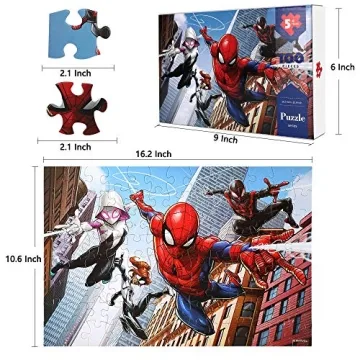 100-Piece Kids Puzzles for Ages 5-12, Fun Learning Toy