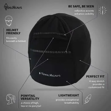 TrailHeads Women’s Running Beanie - Ponytail Hat
