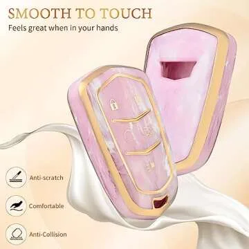 Luxury OFFCURVE Cadillac Key Fob Cover for Enhancing Style