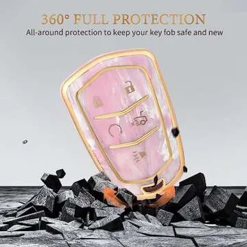 Luxury OFFCURVE Cadillac Key Fob Cover for Enhancing Style