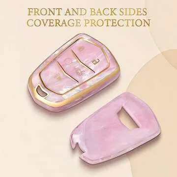 Luxury OFFCURVE Cadillac Key Fob Cover for Enhancing Style