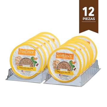 Instinct Original Minced Natural Wet Cat Food, Grain Free Recipe - Real Chicken, 3.5 oz. Cups (Pack of 12)