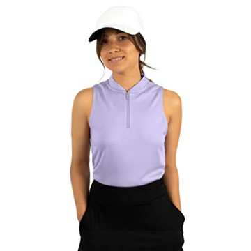 Chic Sleeveless Golf Polo for Women - Three Sixty Six