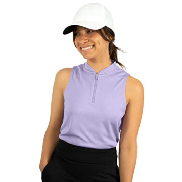 Chic Sleeveless Golf Polo for Women - Three Sixty Six