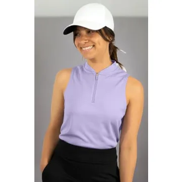 Chic Sleeveless Golf Polo for Women - Three Sixty Six