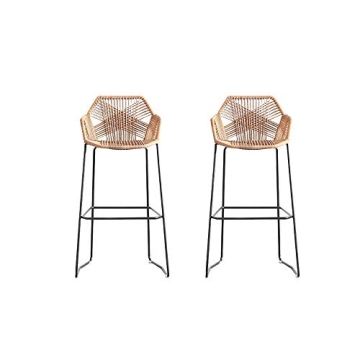 Stylish & Comfortable JUBADENG Rattan Bar Chair