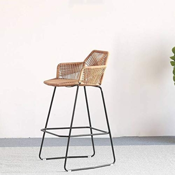 Stylish & Comfortable JUBADENG Rattan Bar Chair
