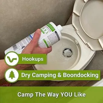 Unique RV Digest-It Black Water Tank Treatment - 16 Uses Per Bottle - Eliminates Odor and Liquifies Waste (32 oz)