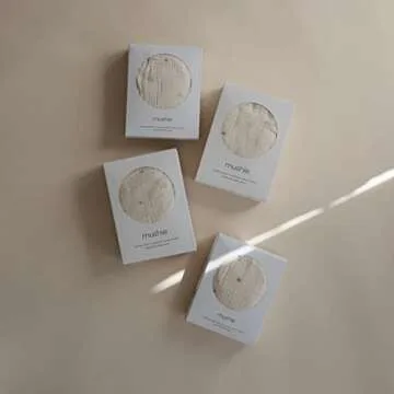 mushie Extra Soft Muslin Fitted Mini Crib Sheet | 24"x 38" (Sun)