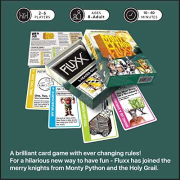 Looney Labs Monty Python Fluxx Card Game - Fun and Hilarious Family Game