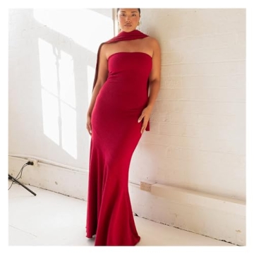 BIOPQQ Women's Chic Evening Gown for Prom and Parties