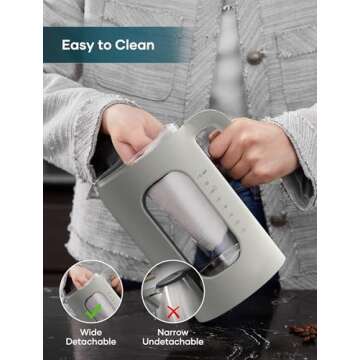 Electric Tea Kettle, INTASTING Glass Electric Kettle with tea Infuser and Precise knob temperature control, 1200W Fast Heating, BPA-Free, Easy to Clean, for Tea and coffee (White)