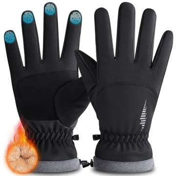 rivmount Winter Gloves Women Men Waterproof Windproof, Cold Weather Warm Gloves with Touchscreen Fin...
