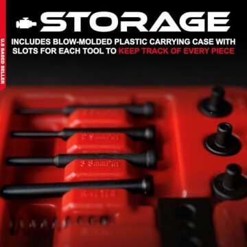 ABN Chain Breaker Tool Kit - 13 Piece Chain Maintenance Set