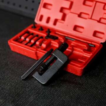 ABN Chain Breaker Tool Kit - 13 Piece Chain Maintenance Set