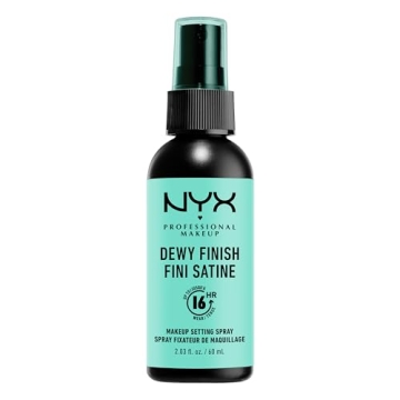 NYX PROFESSIONAL MAKEUP Makeup Setting Spray - Dewy Finish, Long-Lasting Vegan Formula (Packaging Ma...