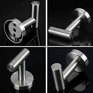 Durable NearMoon Bath Towel Hooks - Stylish & Functional