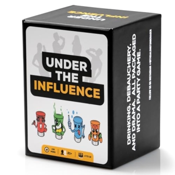 Shots No Chaser Under The Influence: Hilarious Adult Drinking Game for Parties and Gatherings