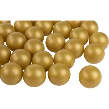 Juvale 50-Pack Gold Ping Pong Balls for Parties