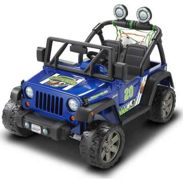 Power Wheels Jeep Wrangler: Sounds, Balls, 2-Seater