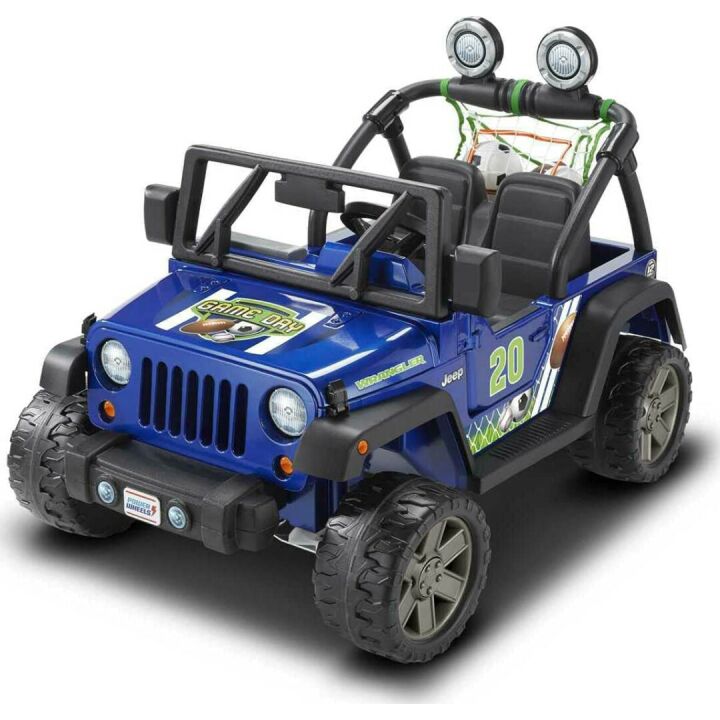 Power Wheels Jeep Wrangler: Sounds, Balls, 2-Seater
