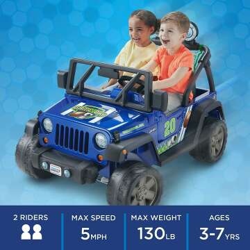 Power Wheels Jeep Wrangler: Sounds, Balls, 2-Seater