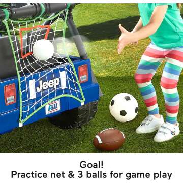 Power Wheels Jeep Wrangler: Sounds, Balls, 2-Seater